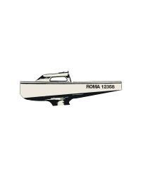 Lettre blanche W - 20 cm