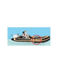Lettre U - 8 cm - noire