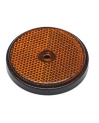 Catadioptre - orange - ø60 mm