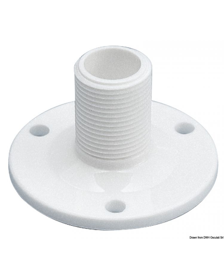 Glomex reinforced nylon base for VHF/GPS antennas Glomex reinforced nylon base for VHF/GPS antennas
