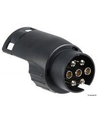 Adaptateur remorque 7 / 13 plots - 7 mâle vers 13 femelle