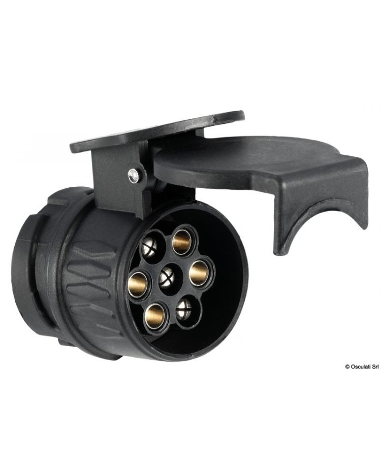 Adaptateur remorque 7 / 13 plots - 7 femelle vers 13 mâle Adaptateur remorque 7 / 13 plots - 7 femelle vers 13 mâle