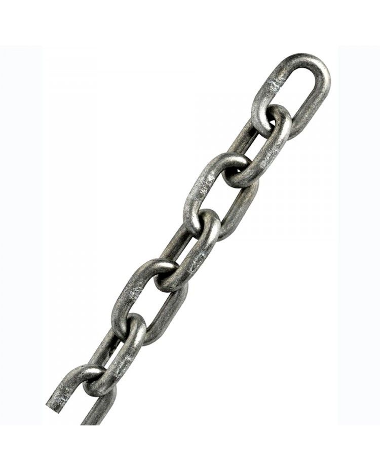 Chaîne galvanisée calibrée 14 mm - Bobine de 100 M Chaîne galvanisée calibrée 14 mm - Bobine de 100 M