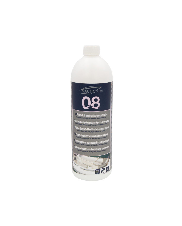 NAUTIC CLEAN 08 Protection polymère pour semi-rigide 1 L NAUTIC CLEAN 08 Protection polymère pour semi-rigide 1 L