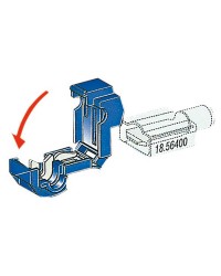 Cosse clips en T  pour cable 1 - 2.6 mm