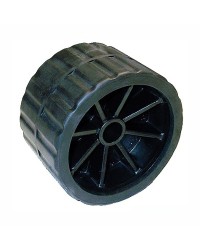 Roue latérale ø120 mm axe 18,5 mm pour remorque- noir
