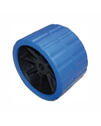 Roue latérale ø120 mm axe 18,5 mm pour remorque- bleu