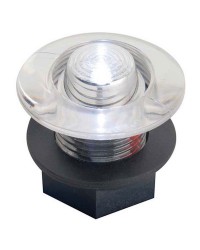 Feu de courtoisie polycarbonate à LED ø38 12V - rouge