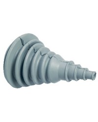 Soufflet passe câble caouchouc gris ø100 mm exterieur
