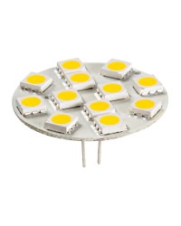 Ampoule 12 LED SMD culot G4 pour spots 15W