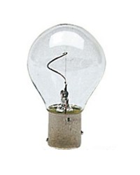 Ampoule à filament vertical, pôles désaxés 25W 12V