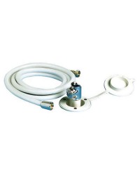 Coffret de douche avec douchette verticale tuyau de 4M