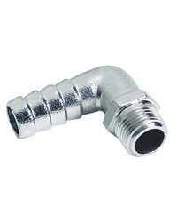 Embout inox male coudé à 90° 3/8x15