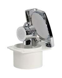 Coffret douche New edge chromé tuyau inox 2,5M