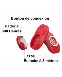 xFOB avec batterie pour arrêt moteur automatique MOB Wireless FELL MARINE