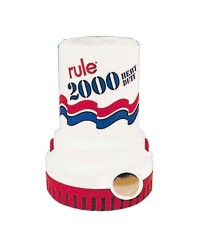 Pompe de cale immergée Rule 2000 - 8100 l/h - 12V