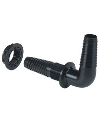 Passe-coque thermopolymère coudé 3/4'' x 20-22