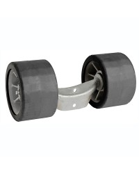 Etrier avec roues latérales fixes - noir