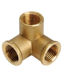 Raccord laiton 3 voies 1/2''