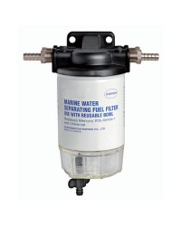 Filtre carburant avec décanteur transparent - 193 l/h