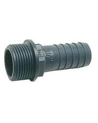 Embout annelé polypropylène mâle - 25 mm - 3/4''