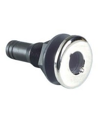 Passe-coque nylon/inox 1''1/2 pour tuyau ø38 mm