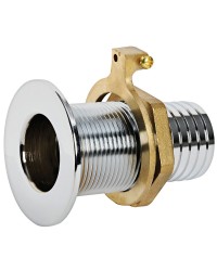 Passe-coque laiton chromé 1/2''x19