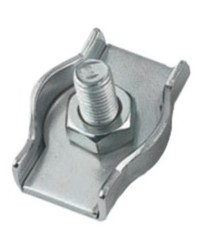 Serre câble plat inox simple - ø2 mm