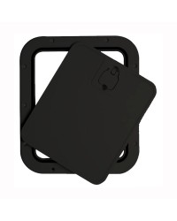 Trappe d’inspection avec façade amovible 305 x 355 mm - noir