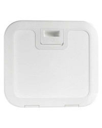 Porte d'équipet Luran Push-Pull ouverture à 175°,405 x 375 mm blanc