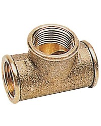 Raccord T laiton 1/4''