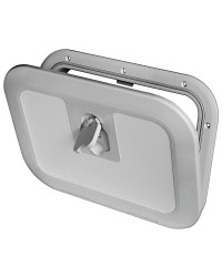 Porte d'équipet Flush en Luran 380 x 280 mm gris
