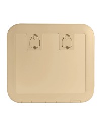 Porte d'équipet Flush en Luran 520 x 465 mm crème