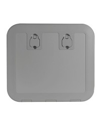 Porte d'équipet Flush en Luran 520 x 465 mm gris