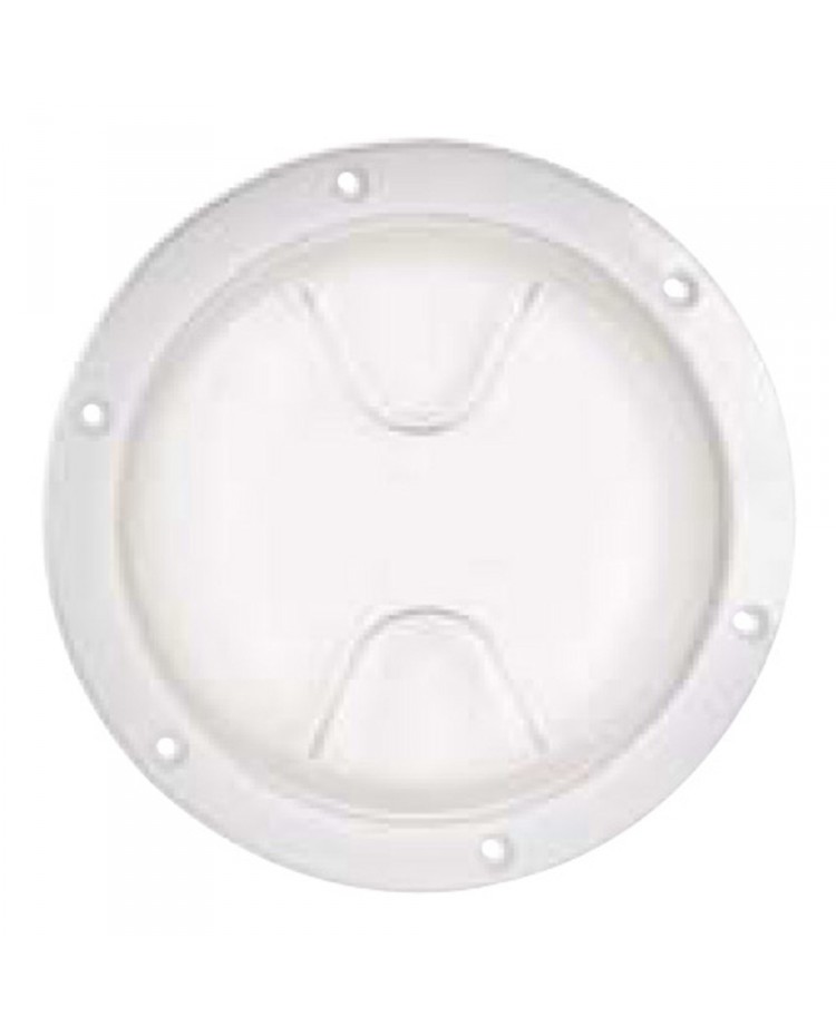 Trappe De Visite à Visser 160 Mm – Blanc, Pour Bateau Et Caravane, CAN-SB Marine Plastiques