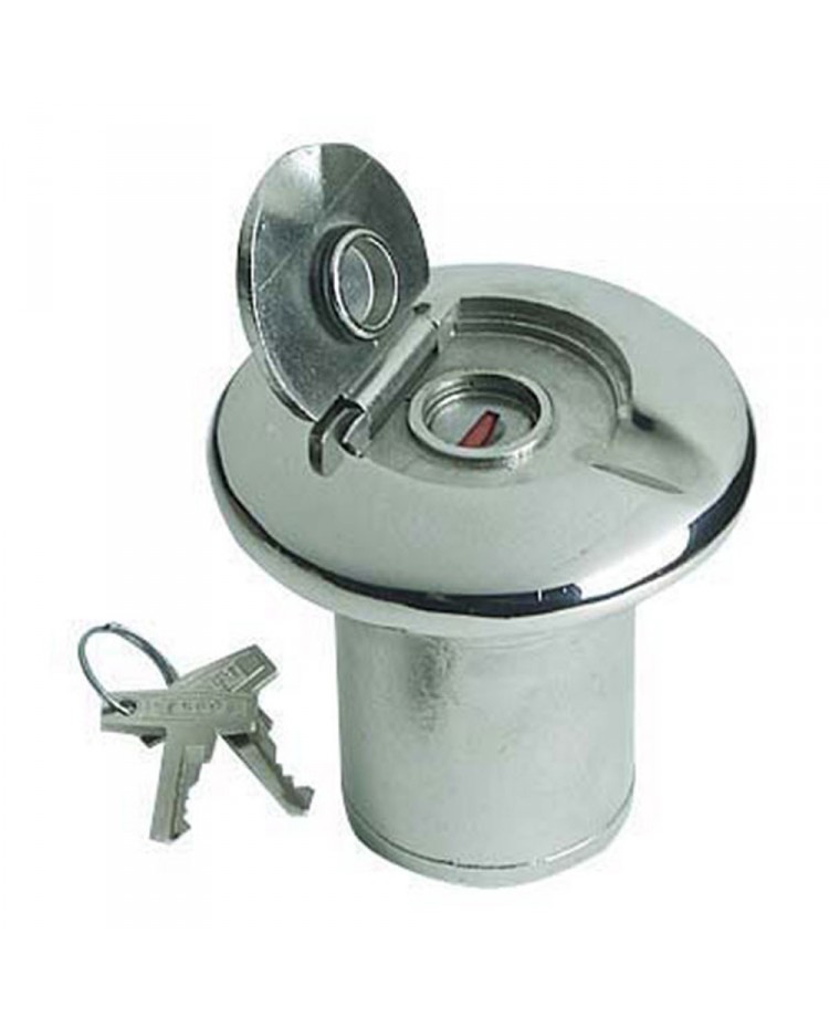 Bouchon De Réservoir Carburant Inox Rouge – FP INOX, Style Racing