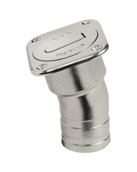 Nable inox SQUARE court waste Ø mm 38 ouverture à battant
