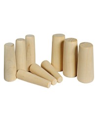 Jeu de 9 pinoches coniques - de 20 à 49 mm