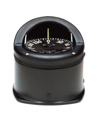 Compas RITCHIE Helmsman externe 94 mm avec éclairage boitier noir rose plate noire
