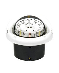 Compas RITCHIE Helmsman encastrable 94 mm avec éclairage blanc - rose lecture combinée blanche