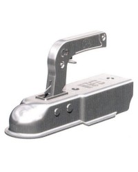 Tête d'attelage pour remorque pour tube carré de 60 mm - 1300 kg