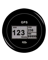 Speedomètre/totaliseur/boussole GPS GUARDIAN noir-noir