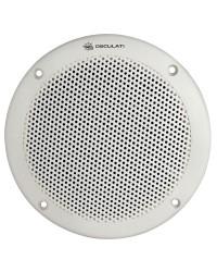 Enceinte stéréo extra plate Sound Marine 50W Ø180mm encastrable blanche