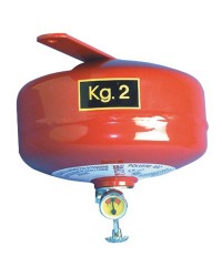 Extincteur automatique à pluie de poudre catégories ABC 2Kg