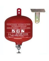 Extincteur automatique à pluie de poudre pour fixation support basculant plafond
