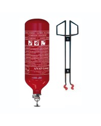 Extincteur automatique cylindrique  2 Kg pour support paroi