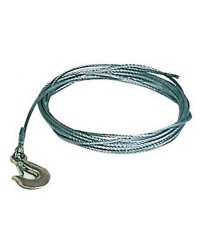 Câble de treuil - acier galva - ø5 mm x 4.5 M