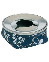 Cendrier acier inox bleu