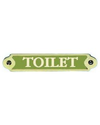 Plaque bronze ''Toilet''