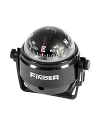 Compas Finder sur étrier 2'' boitier noir - rose noire